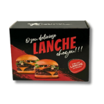 Caixa de Lanche Black - Embalagem para Hambúrguer - 25un - Imagem 7