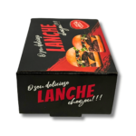 Caixa de Lanche Black - Embalagem para Hambúrguer - 25un - Imagem 8