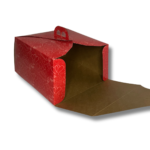 Caixa de Bolo c/ Alça Vermelha Pequena 25x25x13 - 10un - Imagem 2