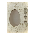Caixa Ovo de Páscoa de Colher Bege Florido G - 500gr, 350gr, 250gr - 10un - Imagem 4