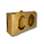 Suporte Porta Copos Kraft para 2 Copos - 50un - Imagem 2