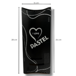Caixa de Pastel Pequena 24cm - I Love Preta - 50un - Imagem 4