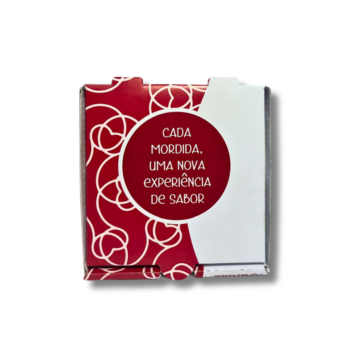 e06d34298b57f448939b79a0c02d31b1.png Caixa para Esfiha de 13cm Padrão - 13x13x3,5cm - 25un - Imagem 1