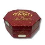 Caixa de Pizza Natal 1 - Fundo Branco Premium - 50un - Imagem 2