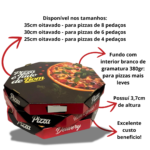 Caixa de Pizza Pop - Fundo Branco - 50un - Imagem 2