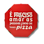 Caixa de Pizza 35cm Urbana - Fundo Branco Premium - 50un