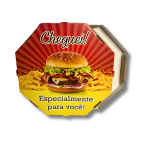 Caixa de Combo de Lanche - Modelo Pizza 35 Oitavada - 50un - Imagem 2