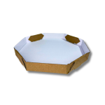 Caixa de Pizza 45cm Black- Fundo Branco Reforçado - 50un - Imagem 6