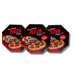 Caixa de Pizza 45cm Black- Fundo Branco Reforçado - 50un - Imagem 2
