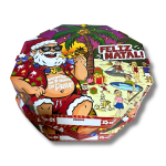 Caixa de Pizza 35cm Natal Praia - Fundo Branco Premium - 50un - Imagem 2