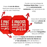 Caixa de Pizza 45cm Urbana - Fundo Branco Premium - 25un - Imagem 2